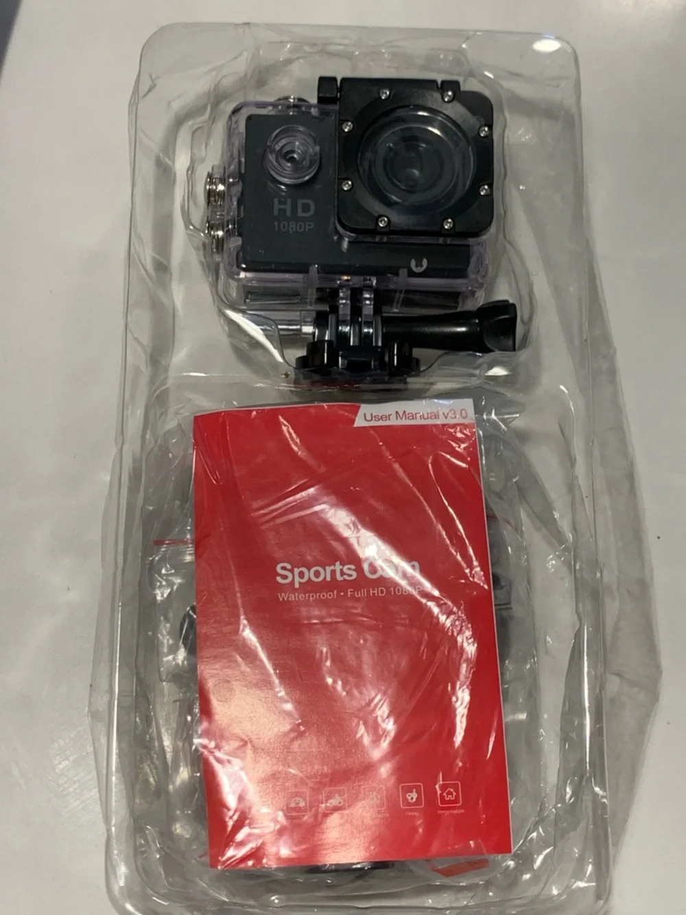 NEW Generic Action Camera HD 1080P - Black